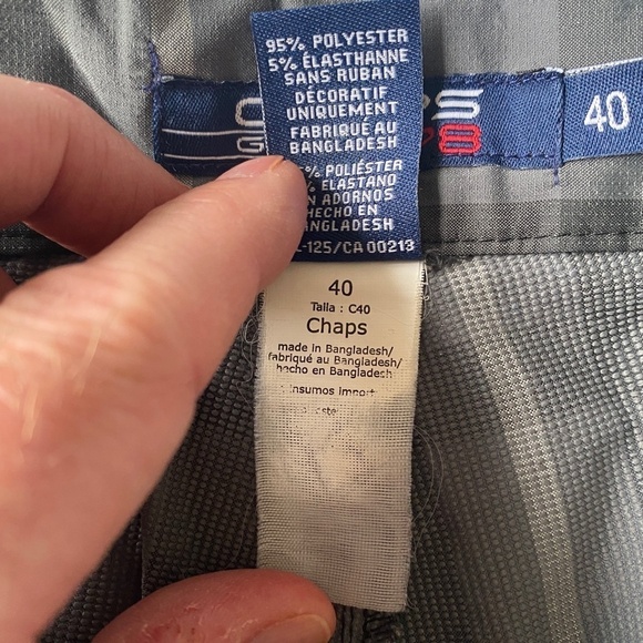 Chaps Golf Men's Gray Plaid Golf‎ Shorts Size 40 - Picture 7 of 12